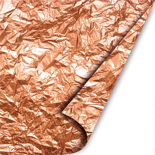 [200.04] "Polysilk Met" Film 1x20mtr Copper PEHD (per rol)