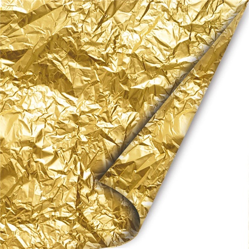 [200.03] "Polysilk Met" Film 1x20mtr Gold PEHD (per rol)