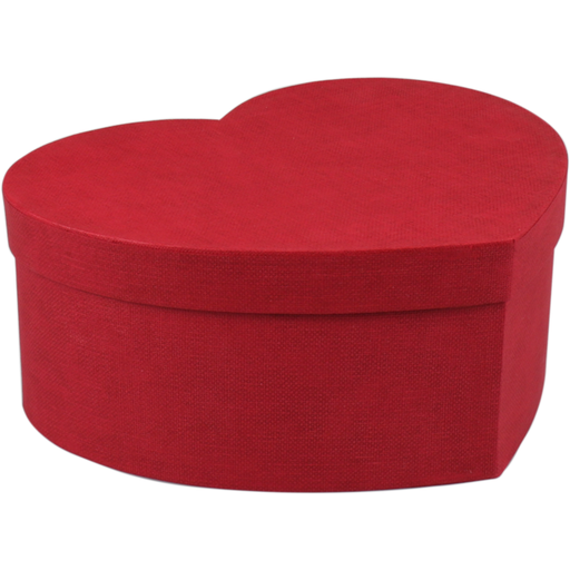 [474014] Geschenkdoos Heart Shape Karton 20x25x10cm Rood (per stuk)