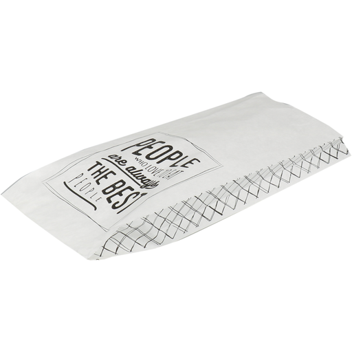 [220302] Ersatz zak "Love to Eat" 14/4x34cm 1 pond (1000st/doos)