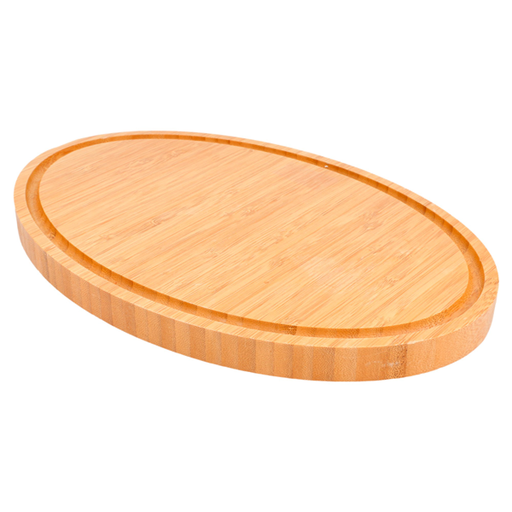 [217.36] Oval Tray 30,6x20,4x2cm Bamboo (per stuk)