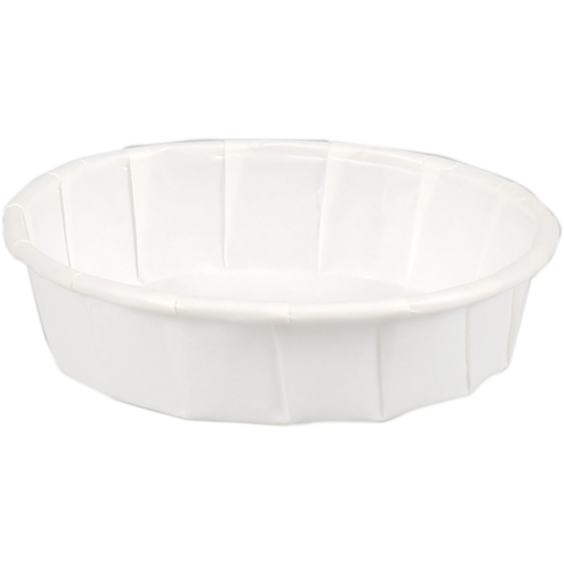 [442063] Biodore Paper Portion Cup laag wit 1oz/25ml (250st/sleeve)