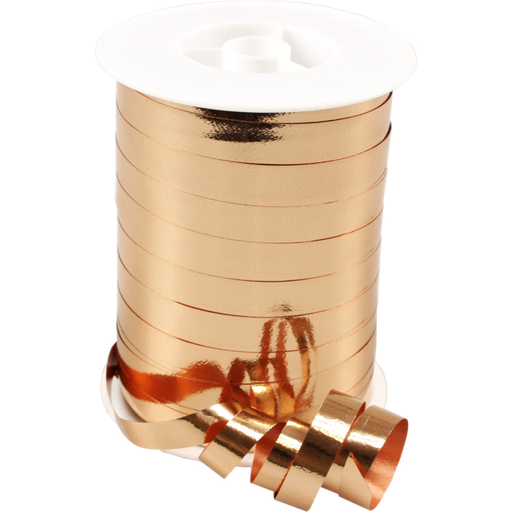 [710350] Krullint Metallic Bronze 10mm - 250mtr (per spoel)