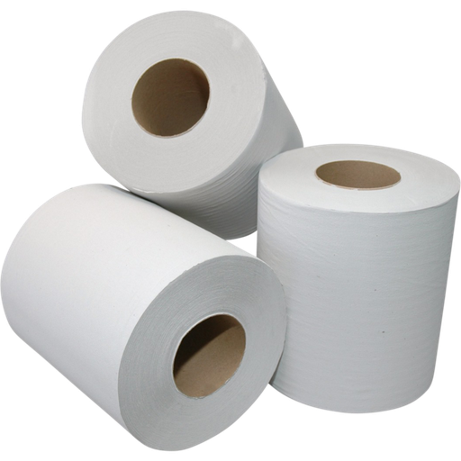 [682907] Qleaniq poetspapier 1-Laags op rol 21cmx300m 6 rol/ds