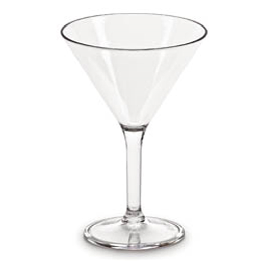 [157.66] Martini Glasses 170ml Clear Polycarbonate (per stuk)