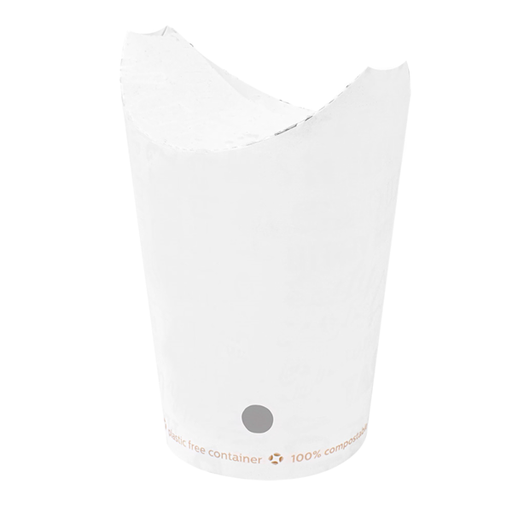 [255.30] Chips Cups Closed White 16oz (50st/pak) garc