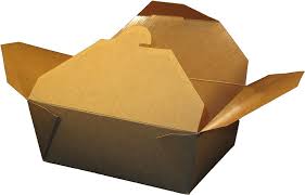 [100860] #8 Kraft Eco-Box 6x4x2.5" Poly Coated Board (50pcs/sleeve)