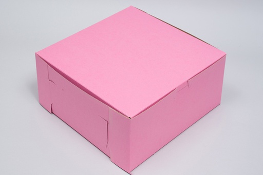 [885P] Bakery Box Pink 8x8x5" non-window (100st/doos)