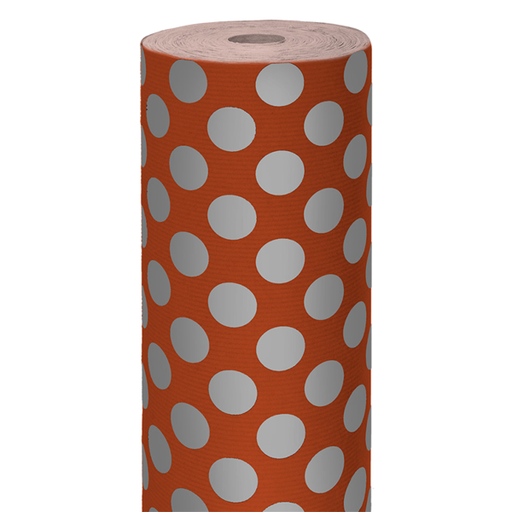 [806.28] Gift Paper Red Kraft 70cm x 100mtr Kraft Ribbed (per rol)