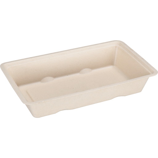 [606004] Snackbakje A14 Bagasse/Suikerriet (50st/pak)