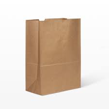 [1/6T57NH] 1/6 No Handle grocery bag kraft 57LB 32x17x45cm / 12.5"x6.75"x17.75" (500st/bundle)