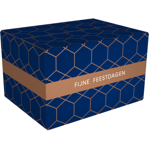 [478694] Kerstdoos Design "Mountain Lodge" 450x350x230mm (D) - per stuk
