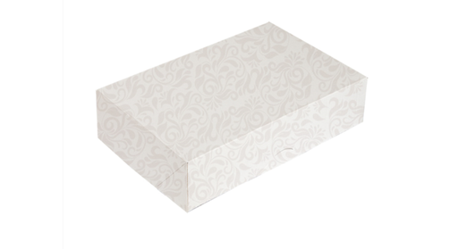 [256.56] Catering Boxes "The Pack" Damasco 46x35x6cm White Nano Cardboard (50st/pak)