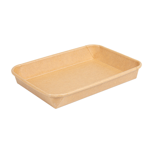 [268.88] Container for Sushi 18,5x12,9x2,4cm Natural Kraft (50st/pak)