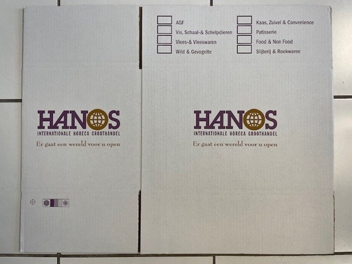 [Hano3801] Hanos doos groot 410x255x265mm (per stuk)