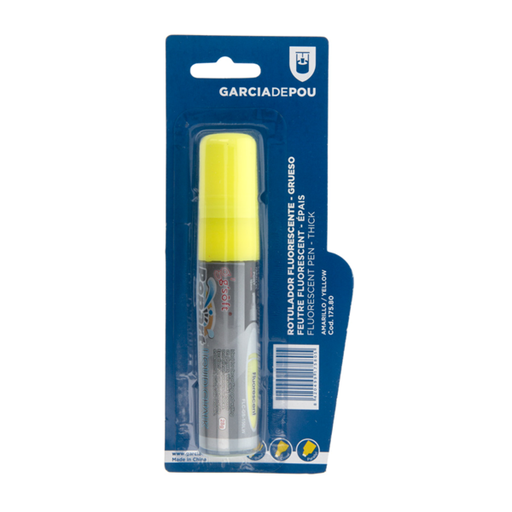 [175.80] Thick Head Fluorescent Pen Yellow (per stuk)