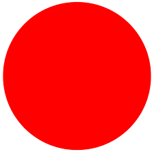 [DL613H] Round Labels Fluorescent Orange 2" (500pcs/roll)