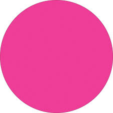 [DL613K] Round Labels Fluorescent Pink 2" (500pcs/roll)