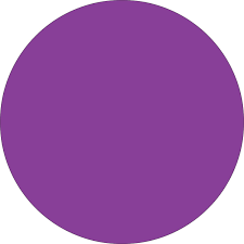 [DL613M] Round Labels Fluorescent Purple 2" (500pcs/roll)