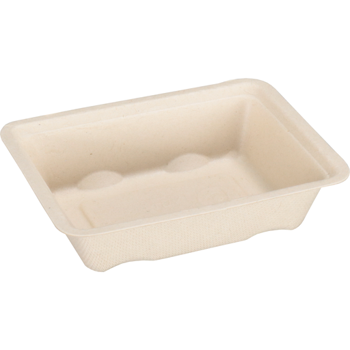 [606001] Suikerriet/Bagasse Snackbakje A7 (50st/pak)