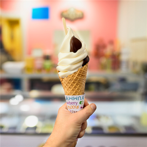 [224.77] Ice-Cream Cones "Parole" 7x11,5cm White Paper (500st/pak)