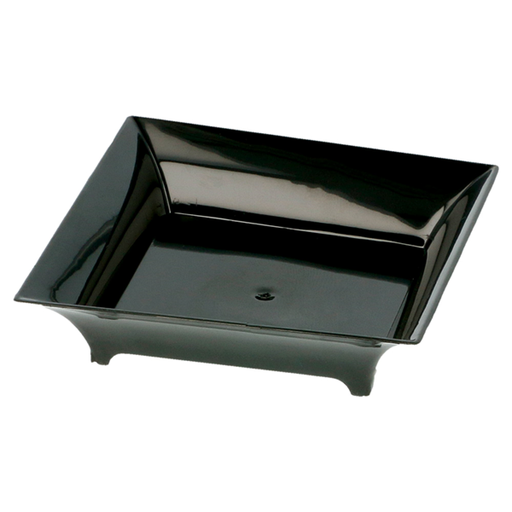 [129.82] Amuse schaaltje vierkant 6,3x6,3x1,5cm Black PS (30st/pak)