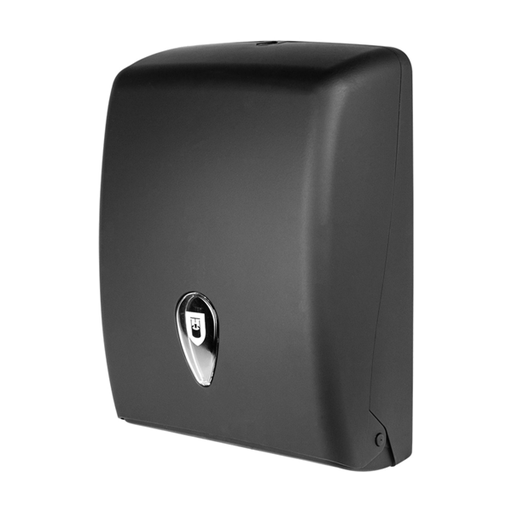 [217.41] Hand Towel Dispenser 27,7x13x37cm Black ABS (per stuk)