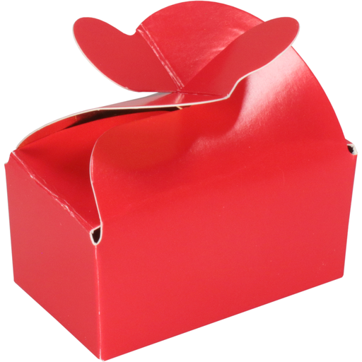 [485516] Vlinderballotin Rood Karton 2-bonbon 67x39x32mm (50st/doos)
