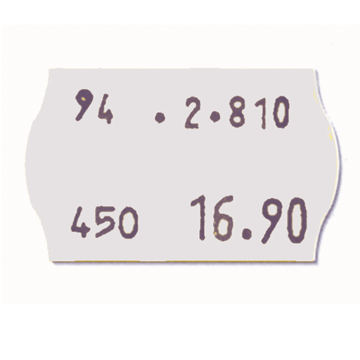 [184.52] Labels for item 141.06 & 141.07 White (1000st/rol - 20rol/pak))