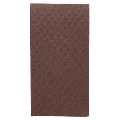 [230.85] Ecolabel napkins 1/8-fold Double Point 40x40cm Chocolate (1200st/doos)