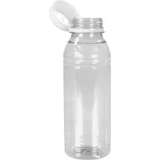 [449961] PET fles Rond/Transparant 330ml incl. transparante dop (240st/doos)