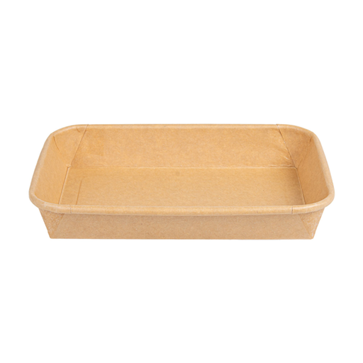 [268.86] Containers for Sushi 16,5x11,5x2,4cm Natural Kraft (50st/pak) lid=268.93