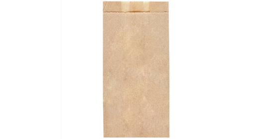 [255.76] Croissant Bags 12+5x22cm Natural Kraft (500st/pak)