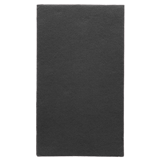 [274.271] Ecolabel Napkins Double Point 30x40cm 1/6 Black Tissue (50st/pak)