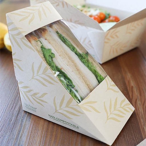 [SWNTM1] Medium Sandwich Wedge w/window (250st/pak)