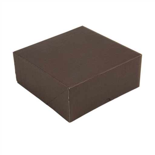[269.53] Cake Boxes The Pack 18x18x7,5cm Chocolate (50st/pak)