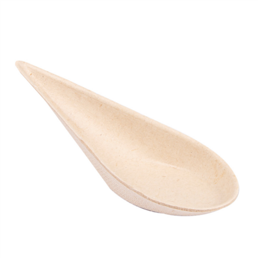 [232.78] Spoon Container "Bionic" 10,5x3,6x2,7cm Natural Bagasse (50st/pak)