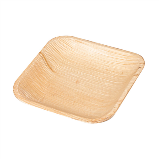 [224.61] Square Dishes/Plates Areca 11,5x11,5x1,5cm Natural Areca (25st/pak)