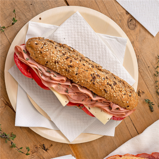 [102.381] Napkins Ecolabel 1-Ply 33x33cm White Tissue (100st/pak)