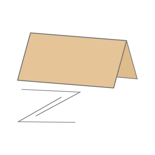 [209.78] Hand Towel "Zigzag" Ecolabel 2-ply 22,5x21cm Natural Recycled Paper (4000st/doos)