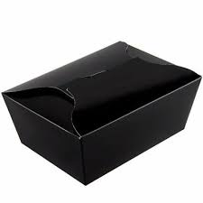 [0784] ChampPak #4 Carryout Container Black-Classic (160pcs)