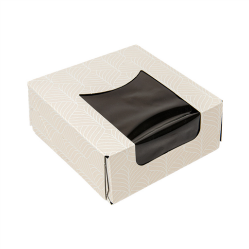 [273.88] Sushi Boxes + Frontal The Pack "Kintsu" 10x10x4cm White/Black (50st/pak)