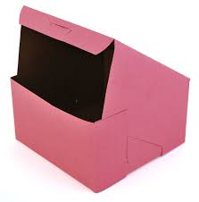 [0821] Bakery Box Pink 7x7x4" non-window (250st/doos)