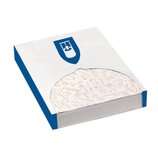 [221.98] Greaseproof Butcher Paper "Deli" White greaseproof parch 35x52cm (500st/pak)