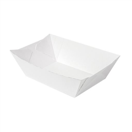 [234.94] Food trays 2,5lb (1200gr) 11,9x7,9x5,5cm White The Pack (100st/pak)