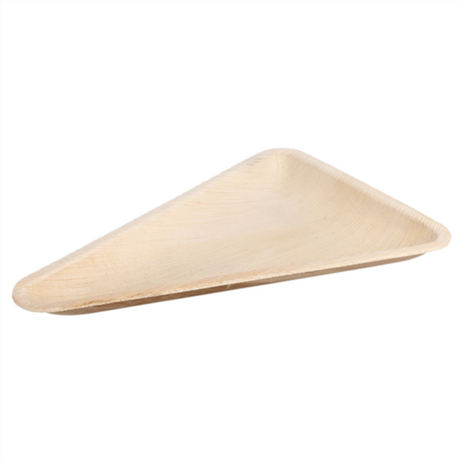 [225.33] Triangular Plates Areca 23x15,5x2,2cm Natural Areca (25st/pak)