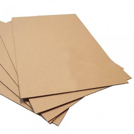 [60830] Carton Sheet / Snijplaat / 1200 x 800mm / BC-golf bruin 7mm (per stuk)