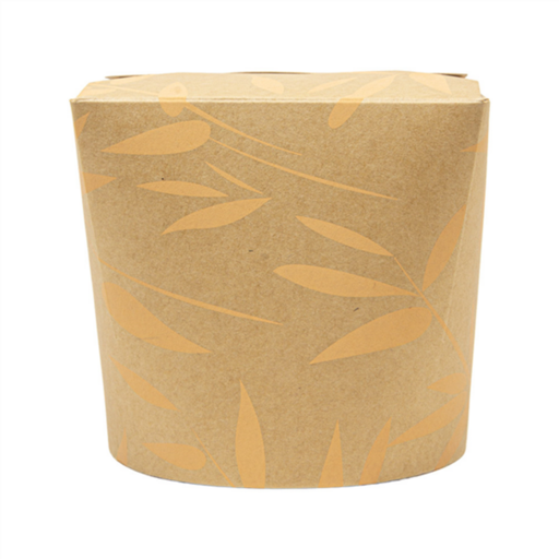 [281.41] Microwavable Containers Feel Green 780ml Cardboard (50st/pak)