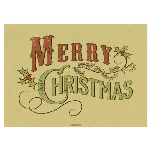 [802.08] Thick Place Mats "Merry Christmas" 31x43cm (250st/pak)