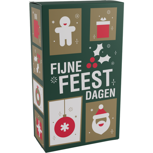 [715095] 2-flesdoos "Tegels" (per stuk)